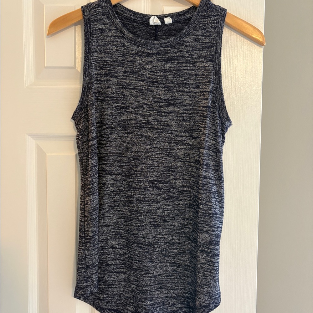 GAP Navy Heathered Tank Top